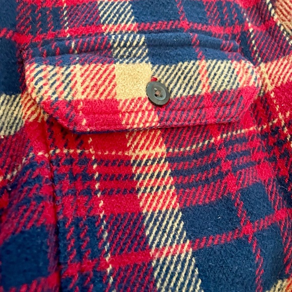 Woolrich The Green Label collection- %100 cotton plaid heavy Shacket Sz XL - Picture 13 of 13